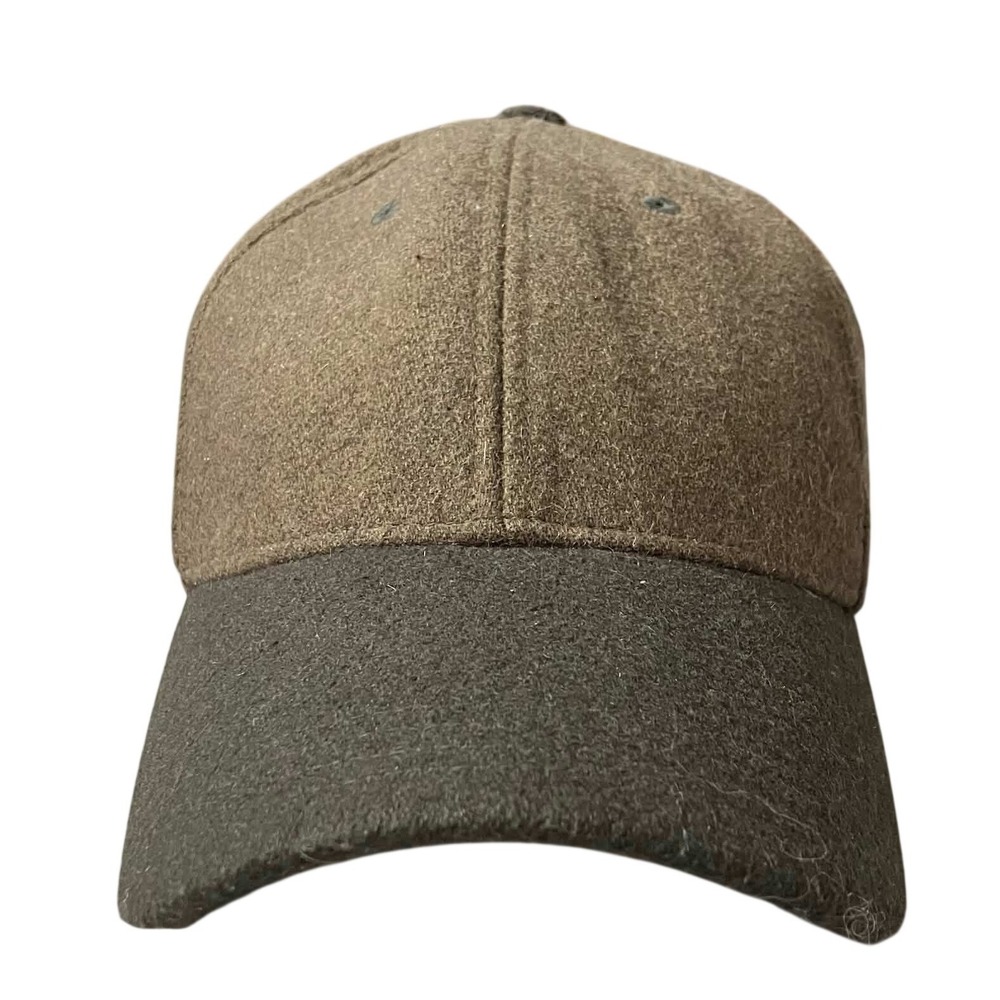 Gap Wool Baseball Cap Brown Green Hat Outdoor Hiking Fishing